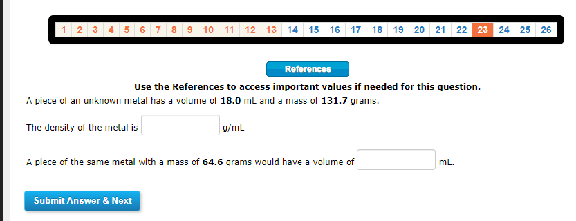  Use the References to access important values if needed for this