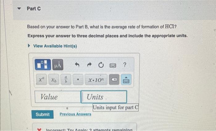  Based on your answer to Part B, what is the average