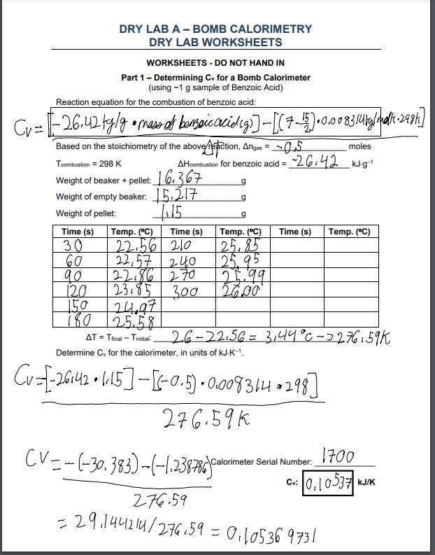 I'm just looking for an answer check here (on Cv in part