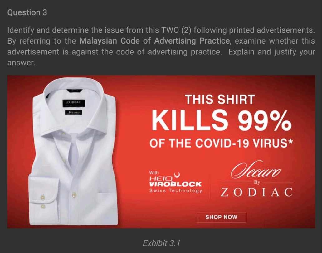 answer the question ya Question 3 Identify and determine the issue from