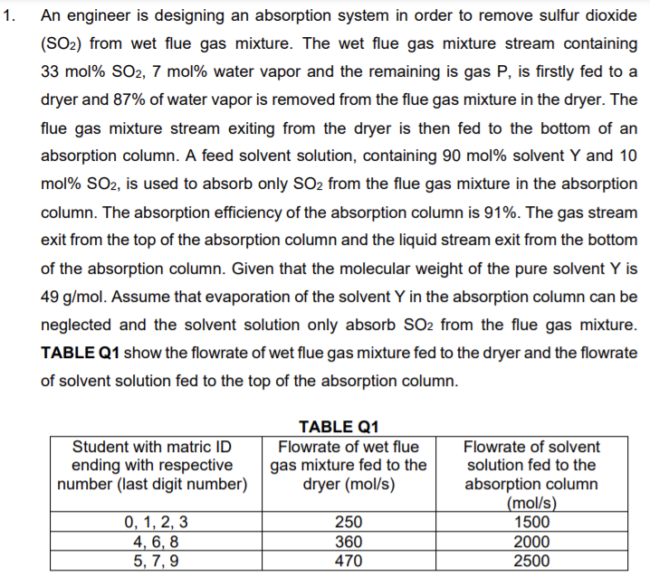 The student id is 4,6,8 for example 1. An engineer is designing