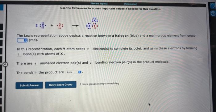  Use the References to access important values if needed for this