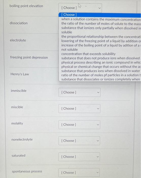 solute possible for a given temperature and pressure the ratio of the