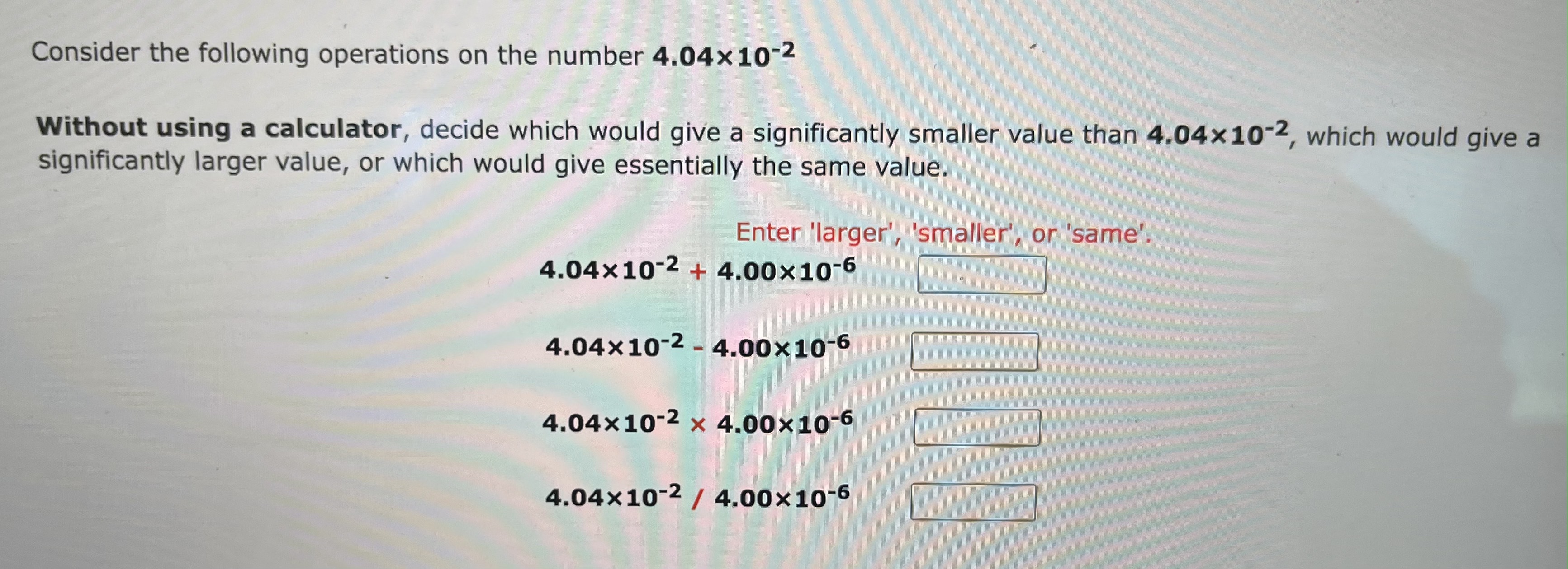 Can someone help me to answer this, please, and explain it. This