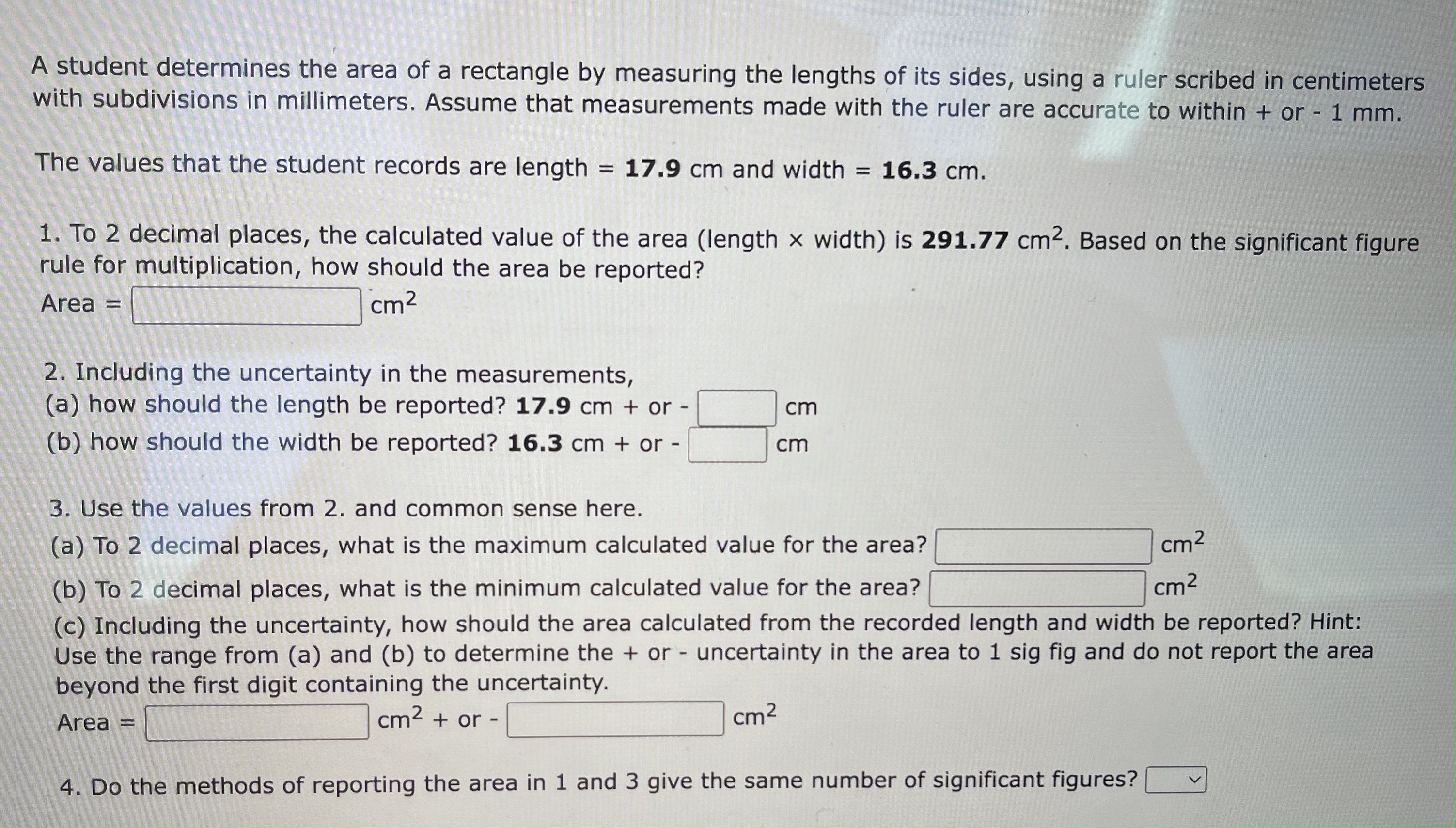 is chemistry 1.a. 1.b. significantly larger value, or which would give essentially