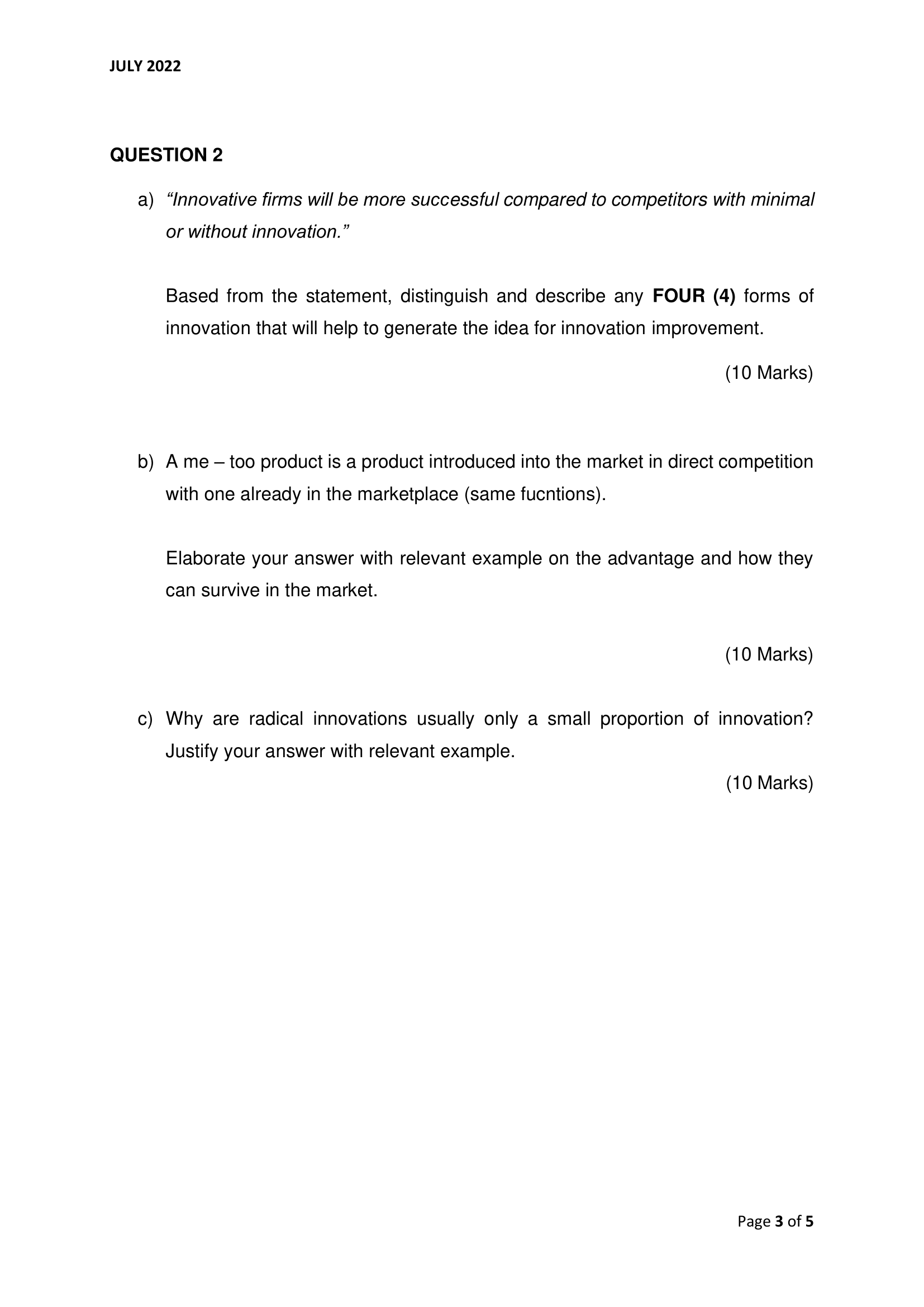 Rothwell (1994) suggests that the ........................ was the result of a growing