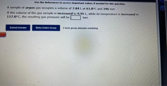  Use the References to access important values if needed for this