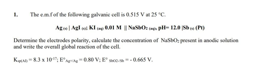 can you please help me to solve this problem 1. The