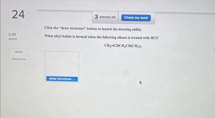  Click the "draw structure" button to launch the drawing utility. What