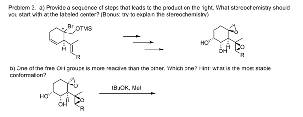  Problem 3. a) Provide a sequence of steps that leads to