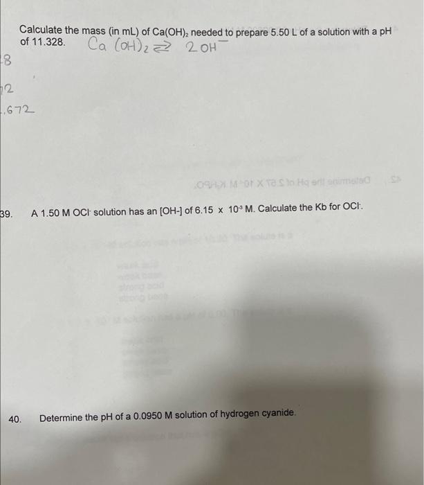 explain how to do thrse Calculate the mass (in mL ) of