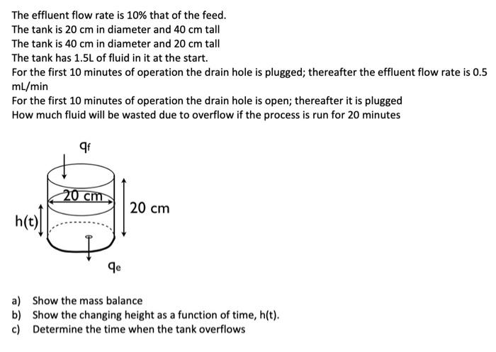 Please show all work and explain step by step using the information