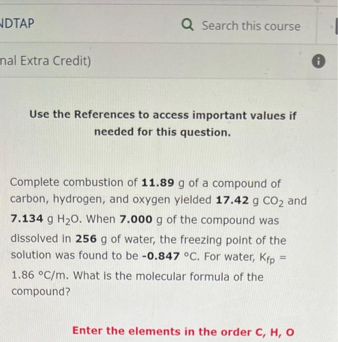  Use the References to access important values if needed for this