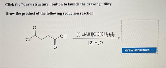  Click the "draw structure" button to launch the drawing utility. Draw