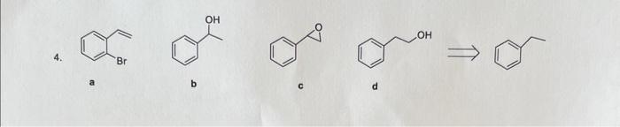 please show step by step a, b, c, d are all products