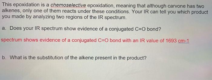  I need help with part B please This epoxidation is a
