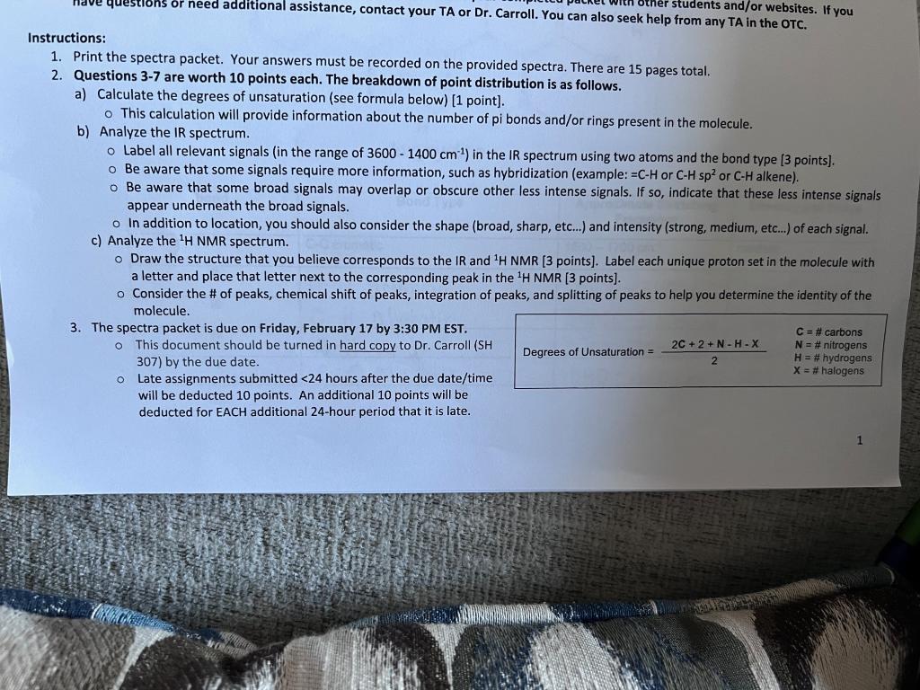 The first part are the instructions!! PLEASE HELP!! structions: 1. Print the