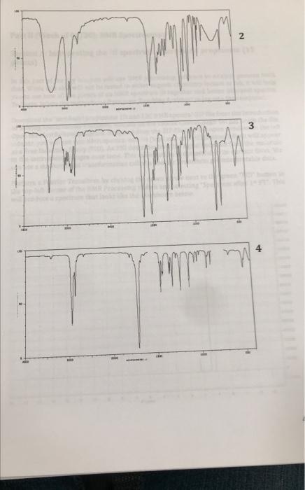 pages, you will find IR spectra corresponding to the below compounds. Assign