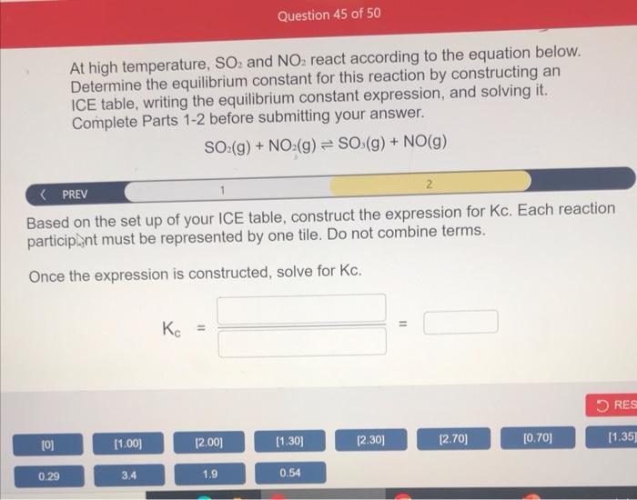  i need help with part 2 please At high temperature, SO2