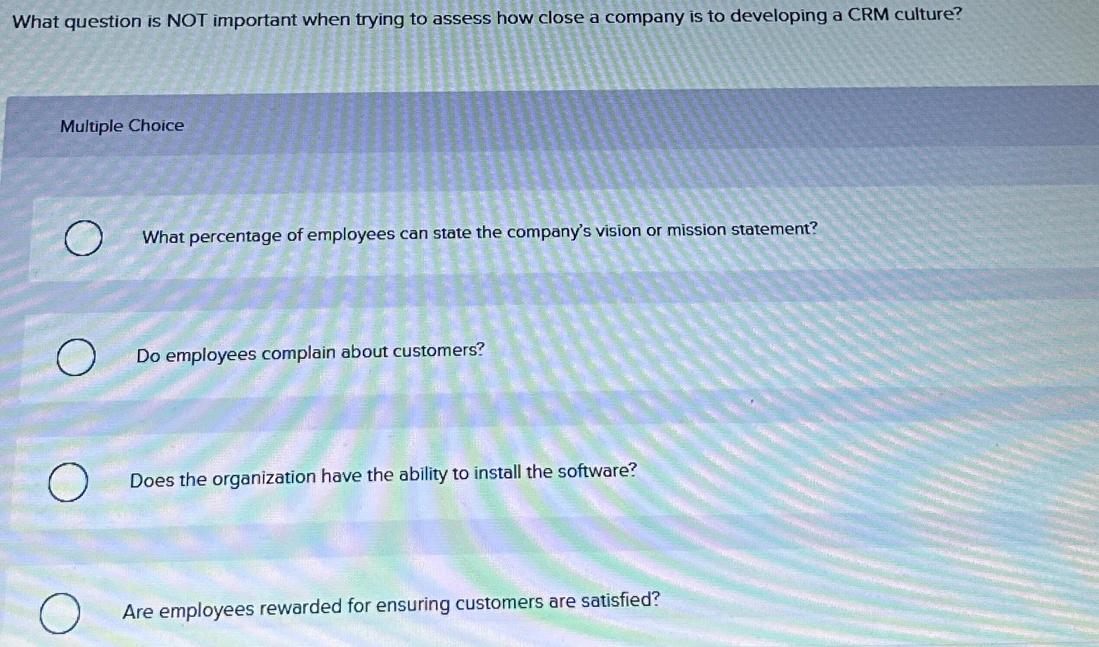 What question is NOT important when trying to assess how close