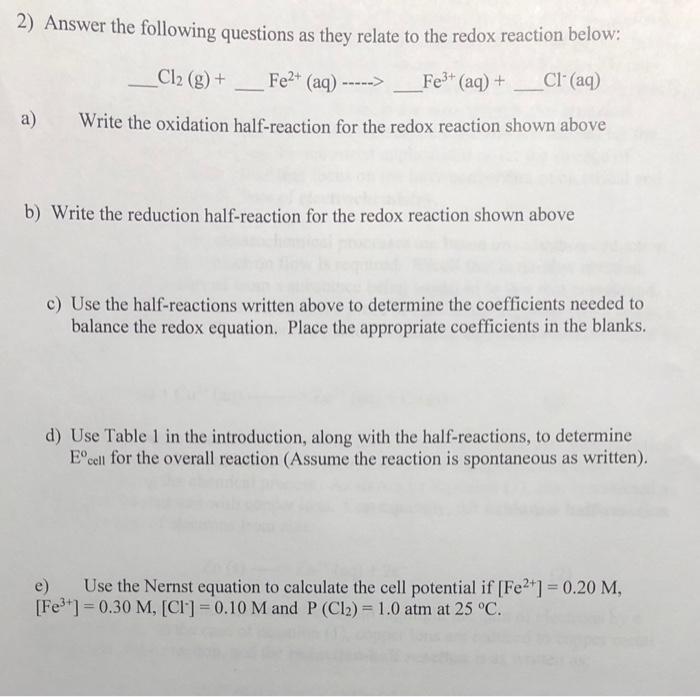  Please answer all parts to question 2, table 1 is also