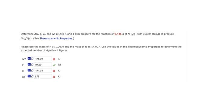 Please explain how to calculate work. I know how to calculate enthalpy