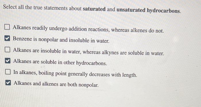 let menknow if they are correct Select all the true statements about