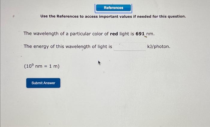  Use the References to access important values if needed for this