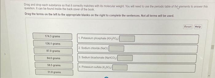 correct definition. Drag the terms on the left to the appropriate blanks