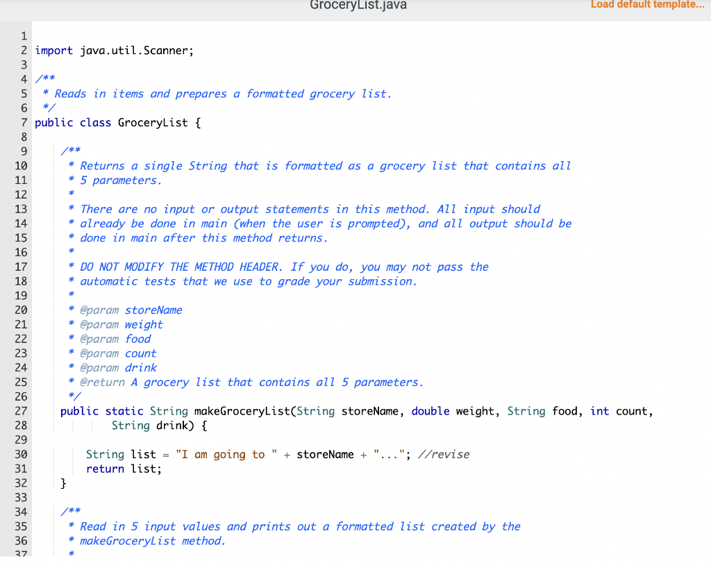 the user. Once read, the user input will be modified to fit