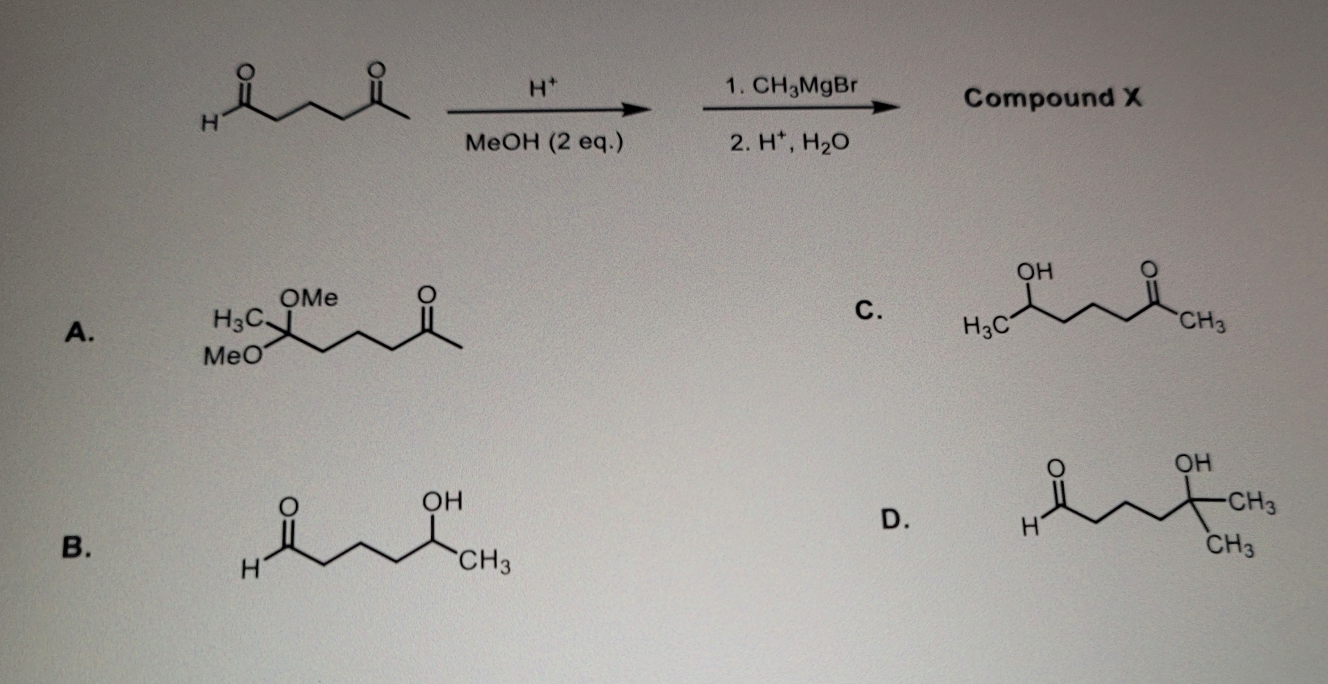  which is compound X? 