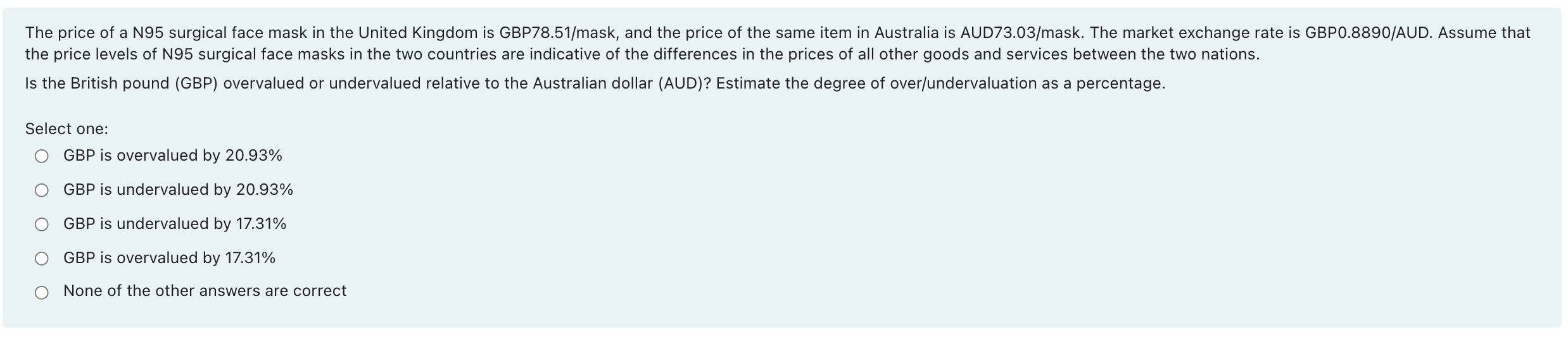 Please look at the attached screenshot for the question The price of