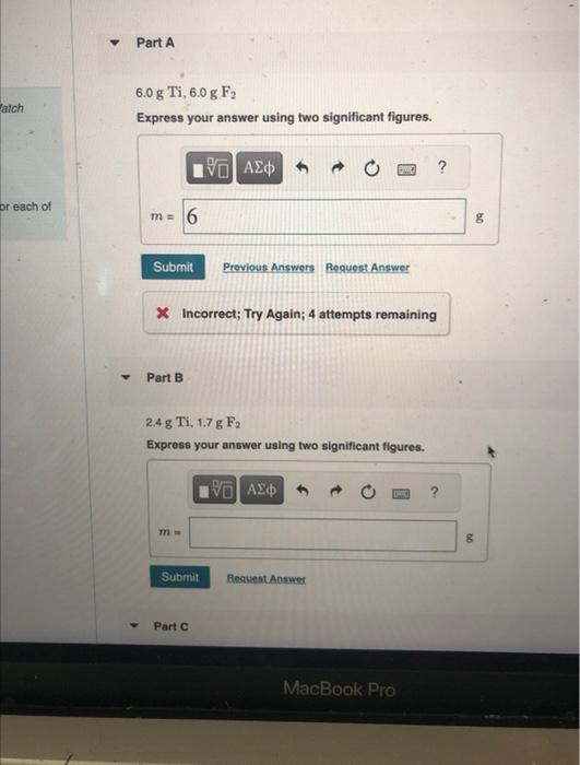 KCV 4.4, IWE 4.6. For the reaction Ti(s)+2F2(g)TiF4(s) compute the theoretical yield