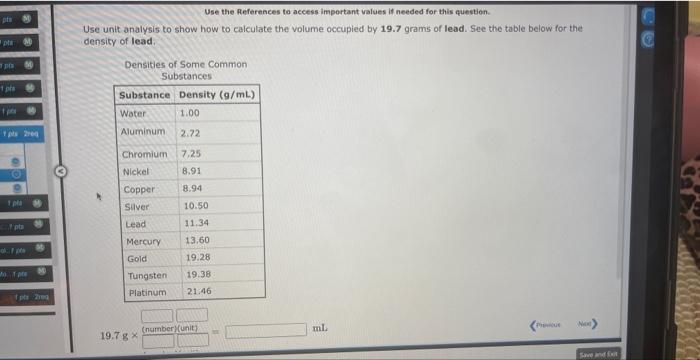  Use the Peferences to access important values if needed for this