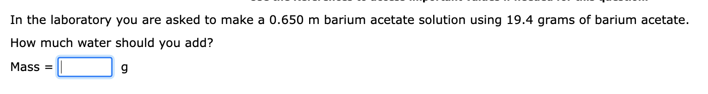 chromium(II) bromide in the solution is m. In the laboratory you are