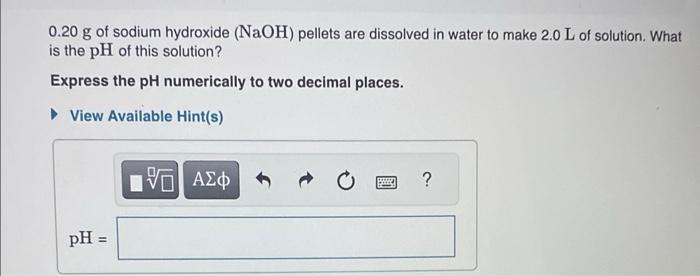 answer numerically to two significant figures. 0.15g of hydrogen chloride (HCl) is