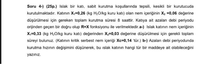 A wet solid is dried in a trayed batch dryer under constant
