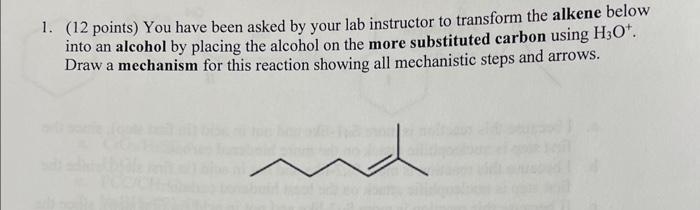  1. (12 points) You have been asked by your lab instructor