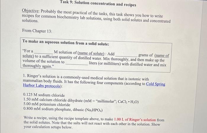  Objective: Probably the most practical of the tasks, this task shows