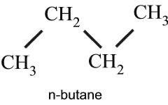 non-polar molecule CH3 = -CH3 CH CH, CH; CH2 n-butane