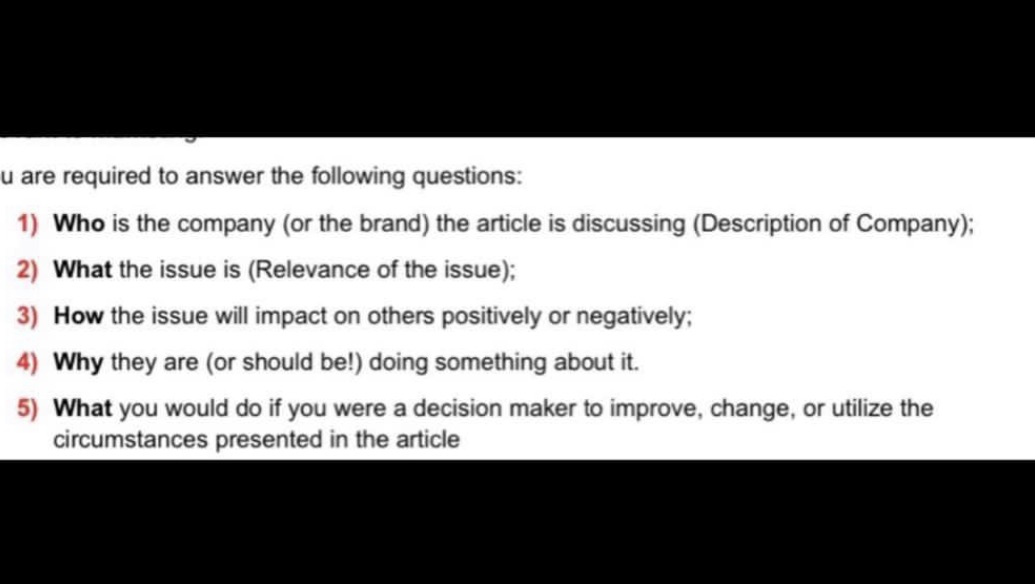 What can I write issue about Apple company ? u are required