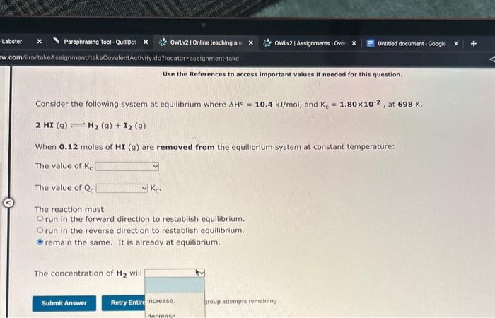 both please Use the References to access important values if needed for