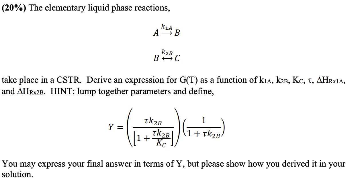 Please show all work, do not repost another tutor's work. (20%) The