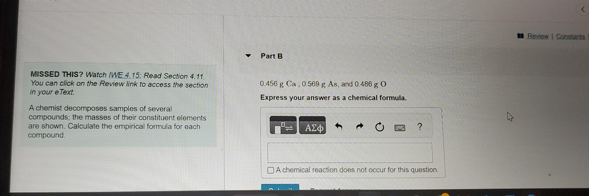 please answer asap MISSED THIS? Watch IWE 4.15; Read Section 4.11.