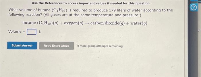  Use the References to access important values if needed for this