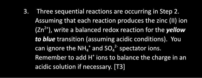 to confirm my work. thanks! Table 1: The Colour of Vanadium or