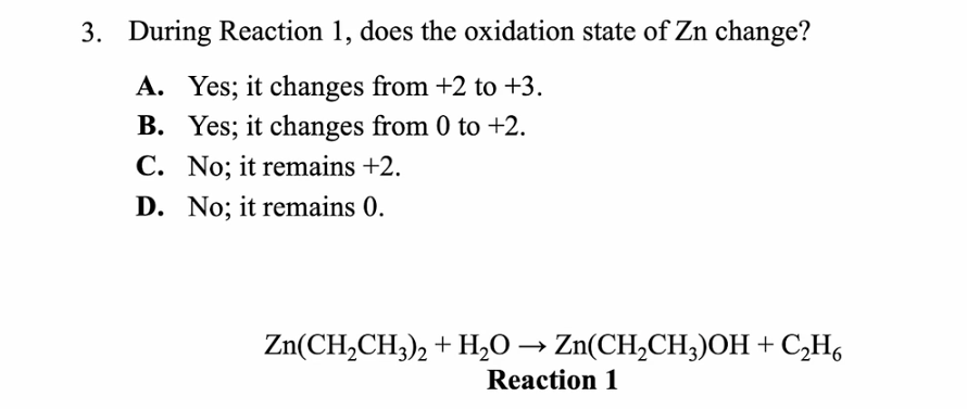  Can someone explain why is "C" correct? How is the oxidation