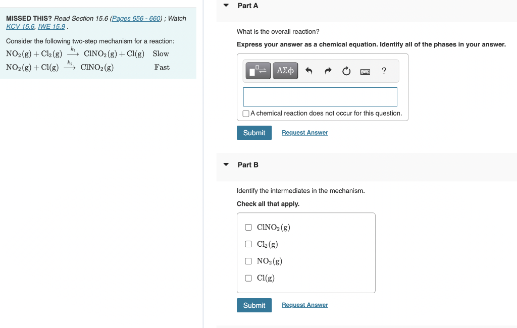 MISSED THIS? Read Section 15.6 ; Watch KCV 15.6, IWE 15.9.