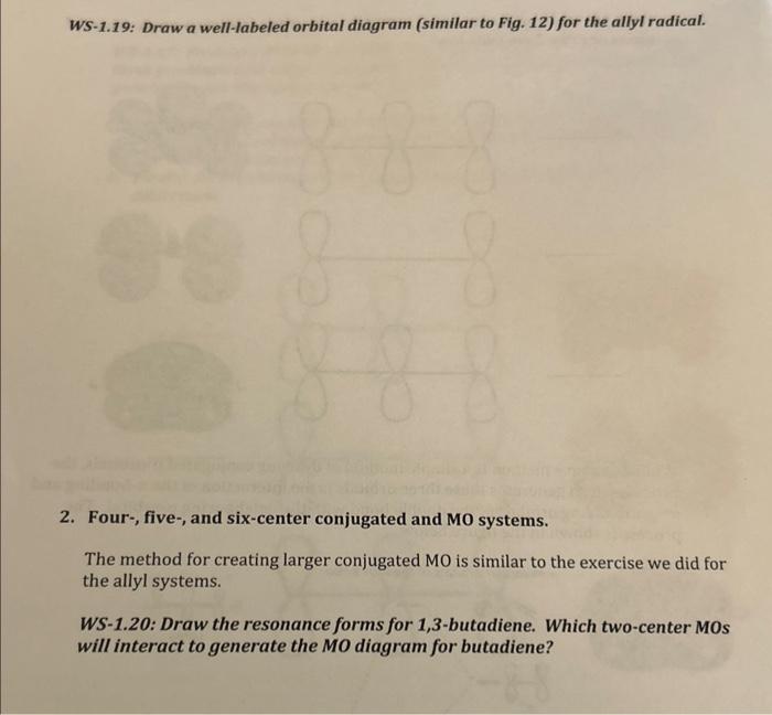 conjugated p-orbitals, the process which generates these three orbitals is the interaction
