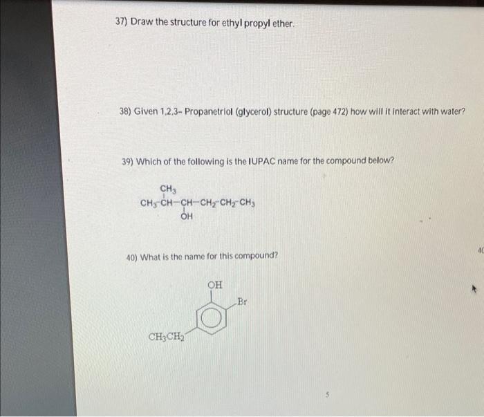 each of the following Oxidation reactions [O]. 21) CH3CH2CH2OH[O] 22) 23) Why